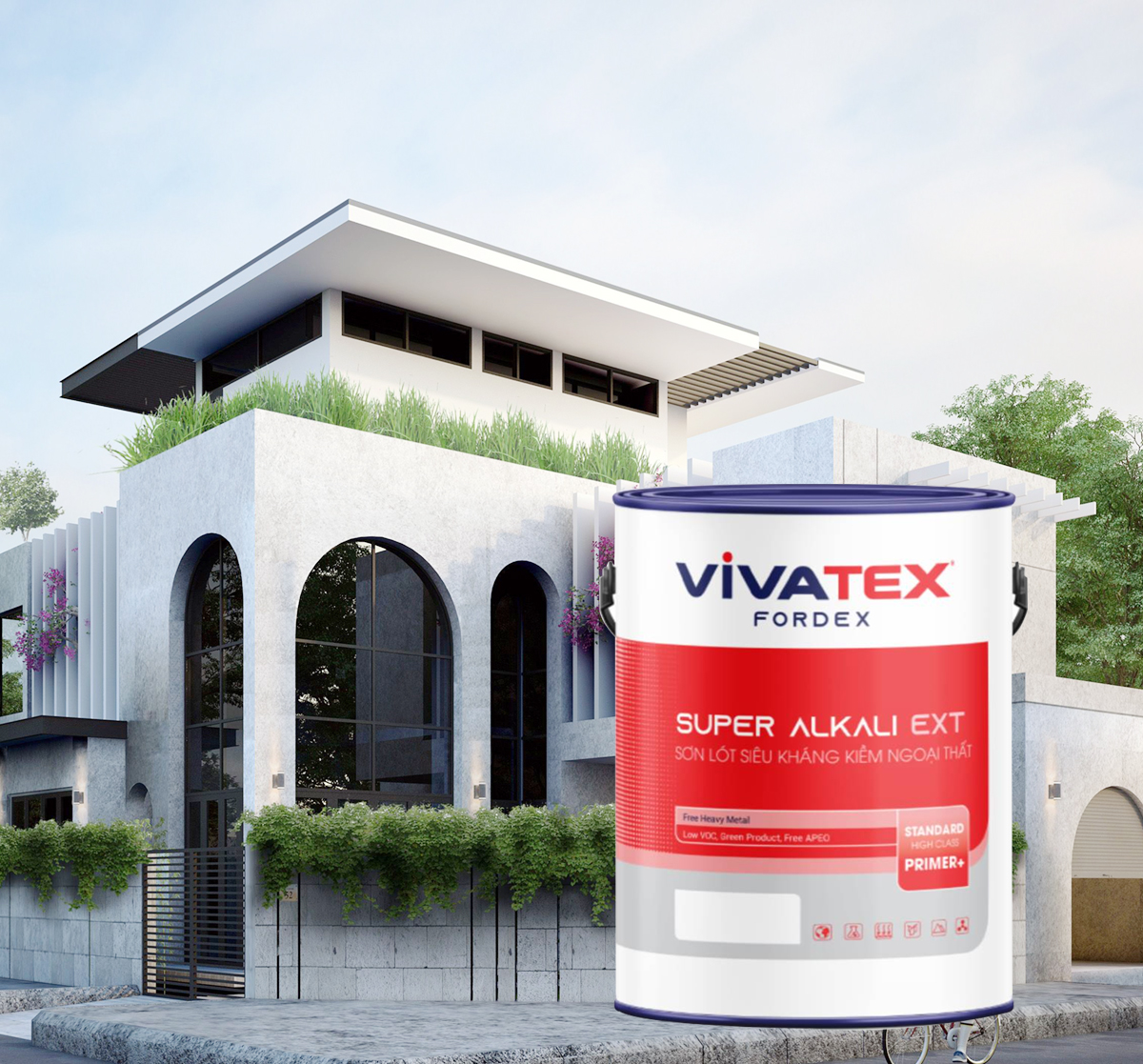 https://vivatexgroup.com/Sơn lót siêu kháng kiềm ngoại thất - Super Alkali Ext