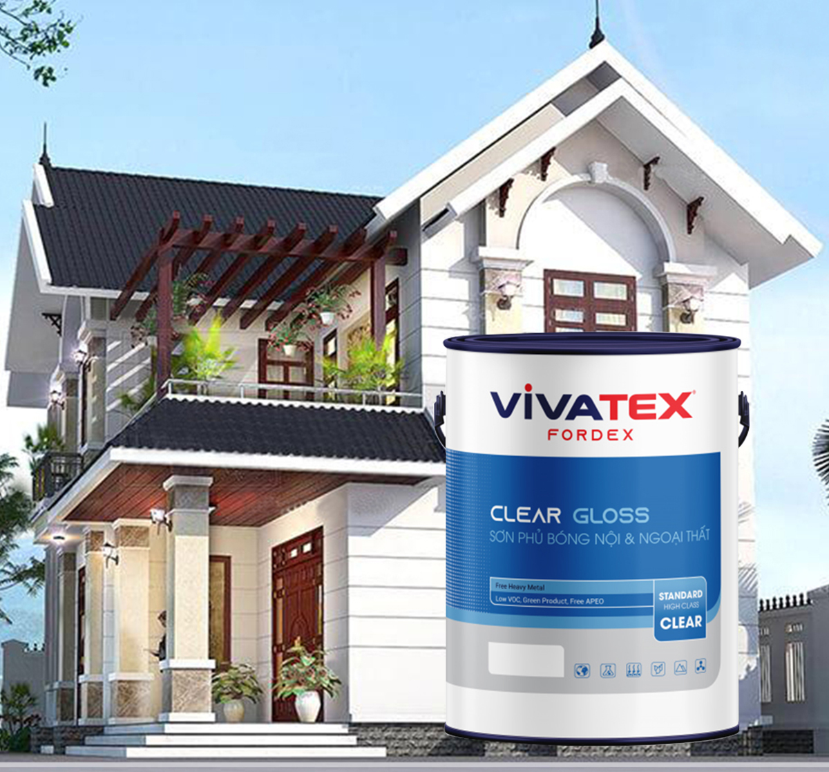 https://vivatexgroup.com/Sơn phủ bóng nội & ngoại thất - Clear Gloss